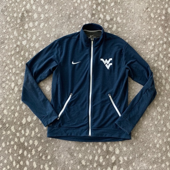 Nike WVU Wear Virginia University Zip-up jacket